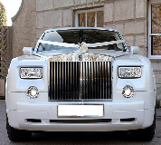 Rolls Royce Phantom - White hire  in Scotland
